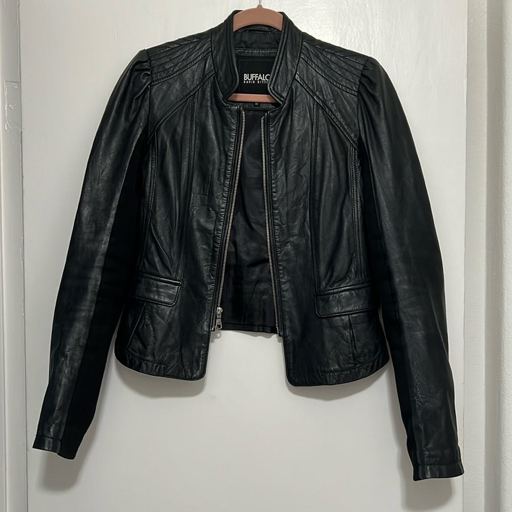 Buffalo David Bitton Leather Jacket - Medium